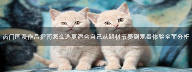 动漫天堂免费追番:热门国漫作品指南怎么选更适合自己从题材节奏到观看体验全面分析配图
