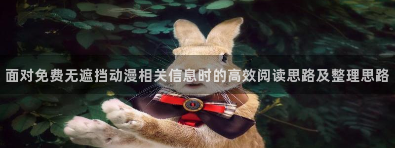 动漫天堂动漫作品推荐:面对免费无遮挡动漫相关信息时的高效阅读思路及整理思路配图